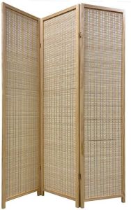 Fine Asianliving Bamboe Kamerscherm Natural 3 Paneel B135xH180cm