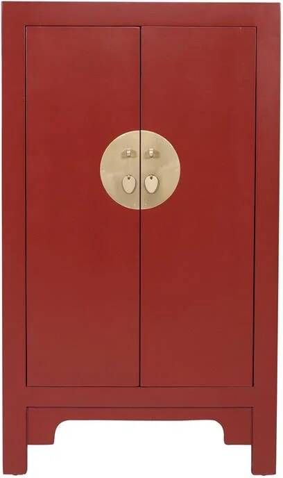 Fine Asianliving Chinese Kast Rood Ruby Red Orientique Collectie B70xD40xH120cm Chinese Meubels Oosterse Kast