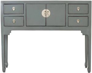 Fine Asianliving Chinese Sidetable Olijf Grijs Orientique Collectie B100xD26xH80cm Chinese Meubels Oosterse Kast