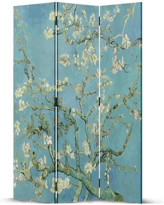 Fine Asianliving Kamerscherm Scheidingswand B120xH180cm 3 Panelen Van Gogh Amandel Bloesems