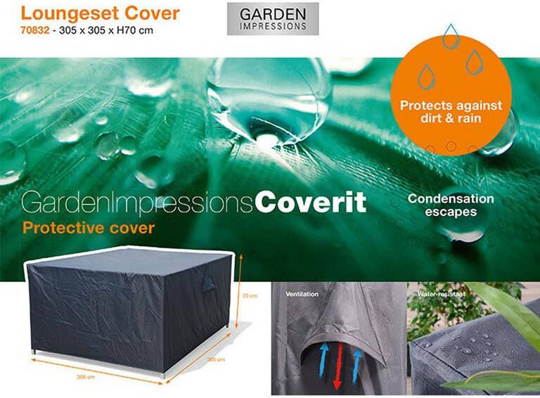 Garden Impressions Coverit loungeset beschermhoes 305x305xH70 - Foto 3