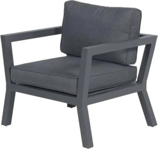 Garden Impressions Colorado lounge stoel carbon black reflex black - Foto 1