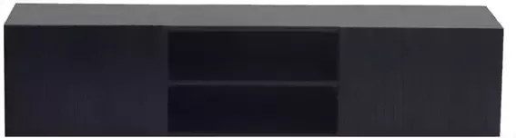 Giga Meubel Zwevend Tv Meubel Zwart Mangohout 150x40x50cm Kast Roman