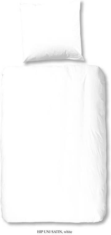 Good morning Overtrekset Uni 100% katoen renforcé 135x200 effen rits wit (2-delig) - Foto 2