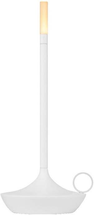 Graypants Wick tafellamp LED oplaadbaar wit
