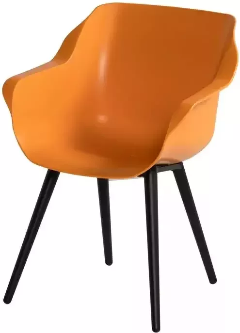 Coppens Sophie Studio dining armstoel Zwart Orange India - Foto 3