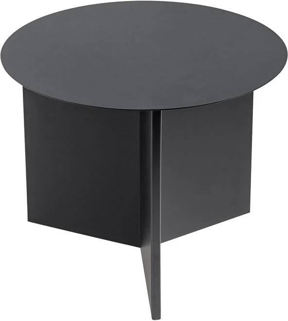 HAY Slit Table Round Bijzettafel Ø 45 cm Zwart