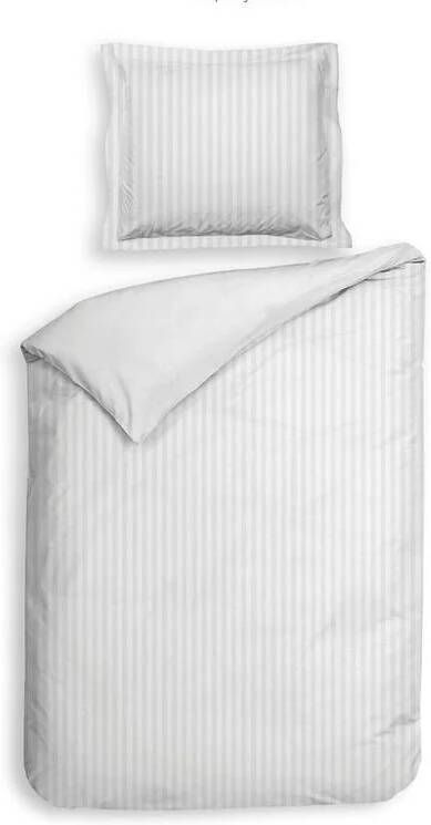 Heckettlane Heckett Lane Dekbedovertrek Katoen Satijn Banda white