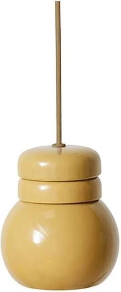 HKliving Ceramic Bulb Hanglamp Mustard - Foto 1