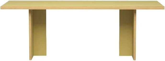 HKliving Dining Table Eettafel 220 x 90 cm Olive - Foto 3