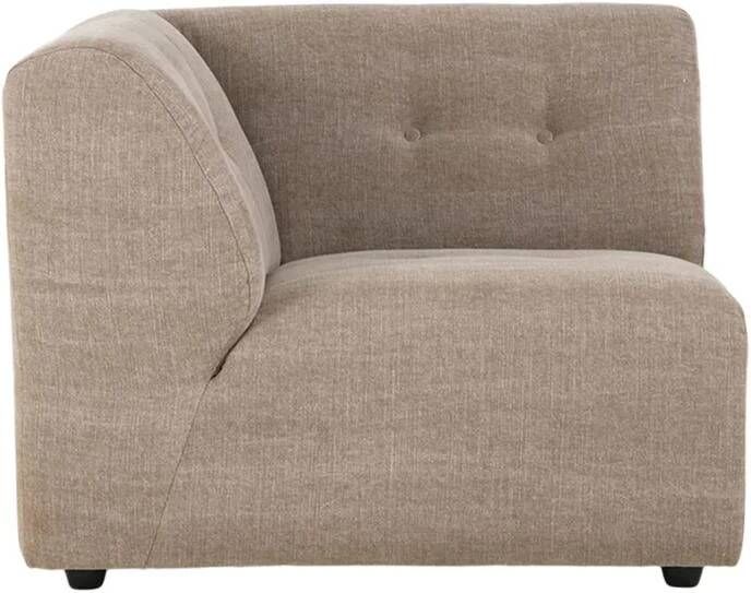 HKliving Vint Bankelement Links Taupe