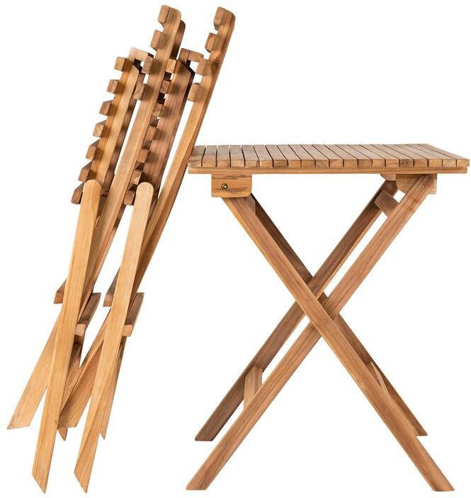 House Nordic Tuinset Naturel Teakhout 17 kg