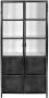 HSM Collection vitrinekast Bronx grijs wit 90x36x200 cm Leen Bakker - Thumbnail 2