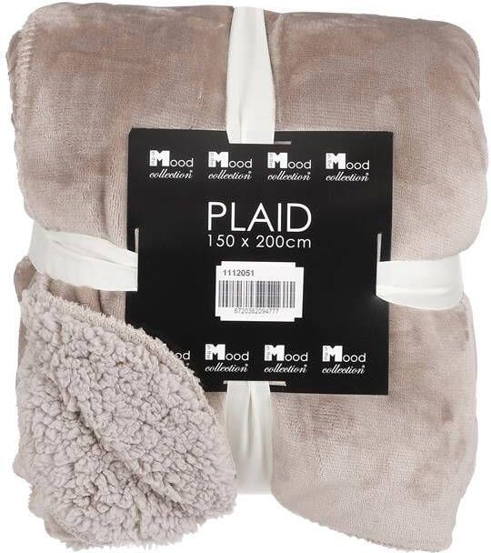 In The Mood Collection In the Mood Mardy Fleece Plaid L200 x B150 cm Beige - Foto 1