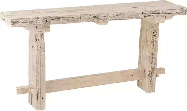 J-Line Console Brut Gerecycleerd Hout White Wash