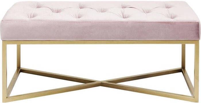 Kare Design Bank Crossover Roze Messing