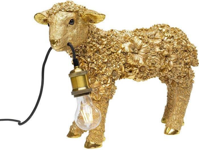 Kare Design Kare Tafellamp Animal Flower Sheep Gold - Foto 2