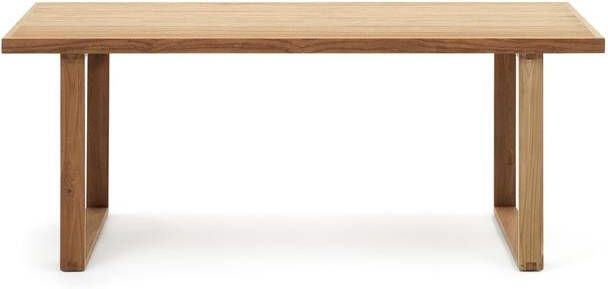 Kave Home 100% outdoor Canadell tafel in massief gerecycled teakhout - Foto 1