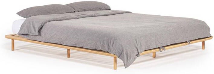 Kave Home Anielle bed van massief essenhout voor een matras van 180 x 200 cm