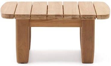 Kave Home Bijzettafel Tirant van FSC 100% massief teakhout 70 x 70 cm - Foto 2