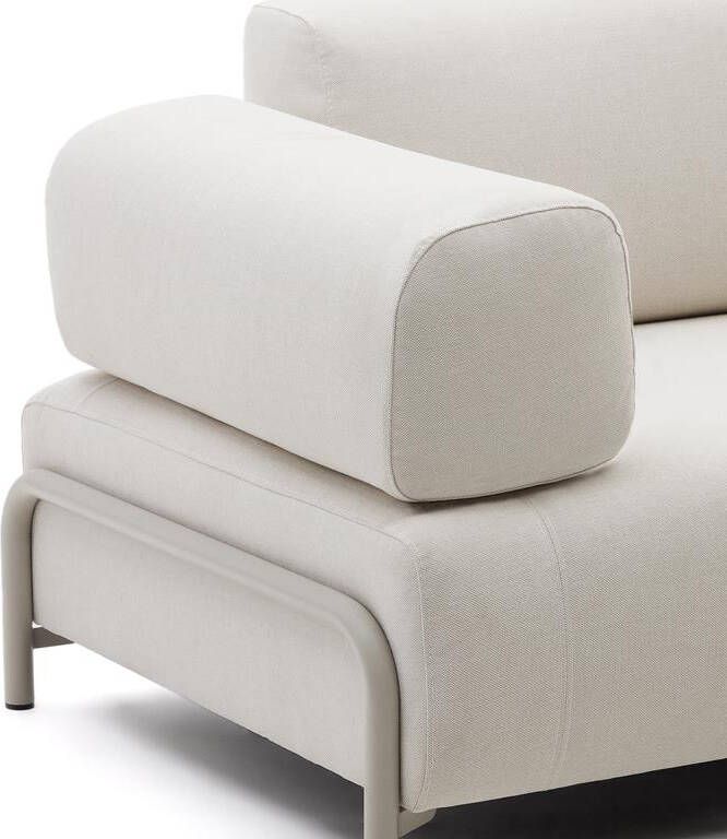 Kave Home Compo-armleuning van Beige chenille - Foto 2