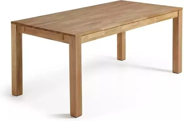 Kave Home uitschuifbare eettafel Isbel eiken naturel 140-220 x 90cm Hout - Foto 3