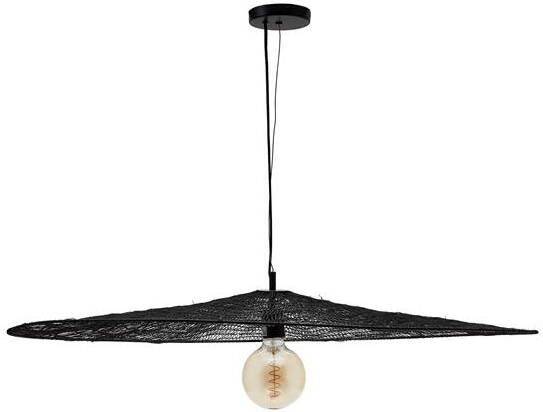 Kave Home Makai-plafondlamp van metaal met zwarte afwerking Ø 100 cm - Foto 2