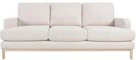 Kave Home Mihaela 3-zitsbank in wit micro-bouclé 203 cm - Foto 4
