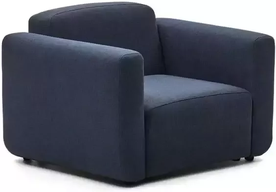 Kave Home Neom modulaire fauteuil blauw
