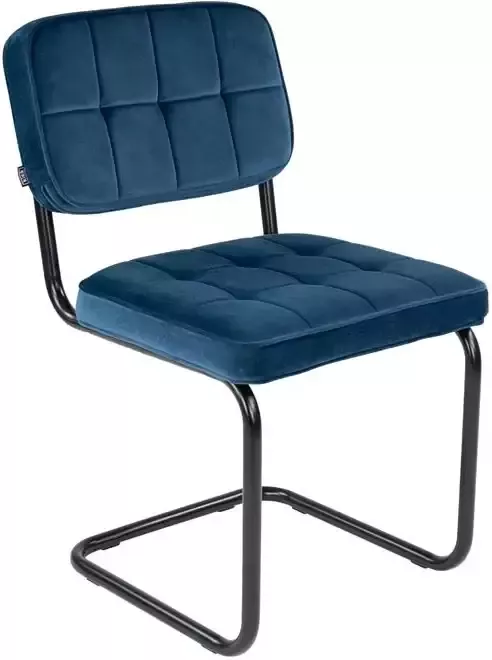 Kick Collection Kick buisframe stoel Ivy Donker Blauw