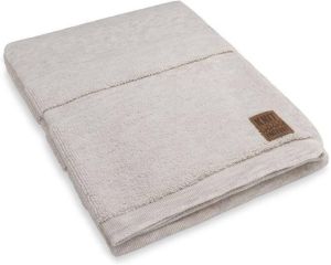 Knit Factory Yara Gebreid Plaid Woondeken Beige 160x130 cm