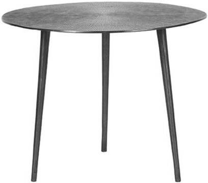 LABEL51 Nobby Salontafel Grijs Metaal 50 cm