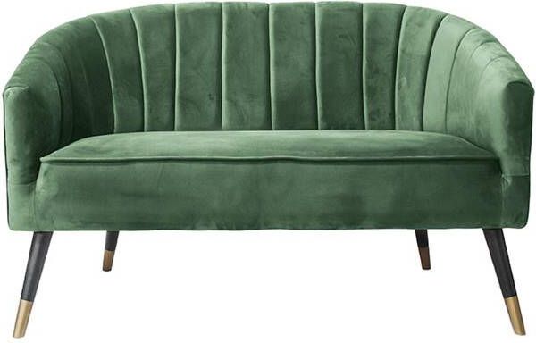 Leitmotiv Sofa Royal velvet dark green