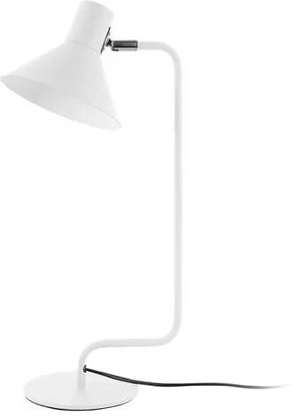 Leitmotiv Table lamp Office Curved metal white