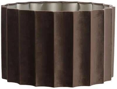 Light & Living Light&living Kap cilinder 35-35-22 cm DISLI velvet donker bruin