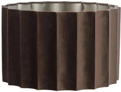 Light & Living Light&living Kap cilinder 40-40-25 cm DISLI velvet donker bruin