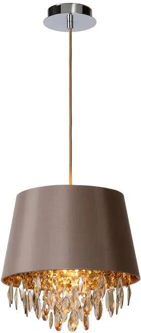 Lucide DOLTI Hanglamp 1xE27 Taupe - Foto 1
