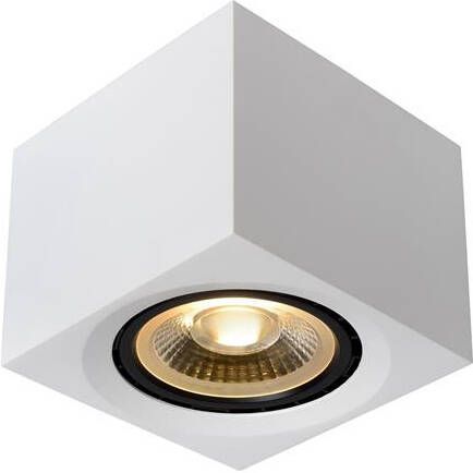Lucide FEDLER Plafondspot LED Dim to warm GU10 (ES111) 1x12W 2200K 3000K Wit - Foto 1