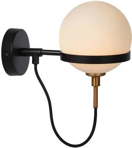 Lucide FELINE Wandlamp 1xG9 Zwart - Foto 1