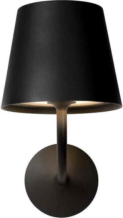 Lucide JUSTIN Wandlamp 1xGeïntegreerde LED Zwart