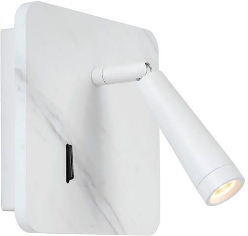 Lucide OREGON Bedlamp 1xGeïntegreerde LED Wit - Foto 1