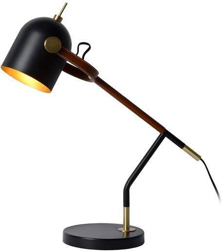 Lucide WAYLON Bureaulamp 1xE27 Zwart - Foto 1