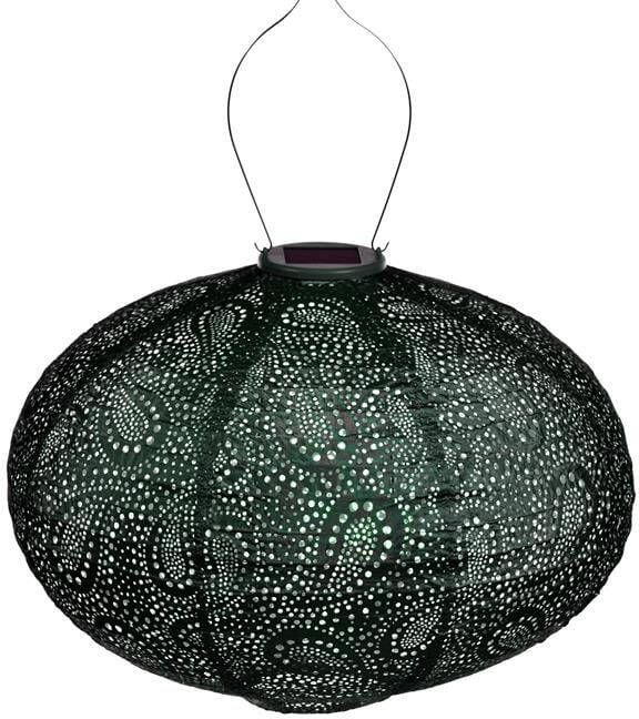 LUMIZ Solar tuinverlichting Paisley Oval 40 cm Groen