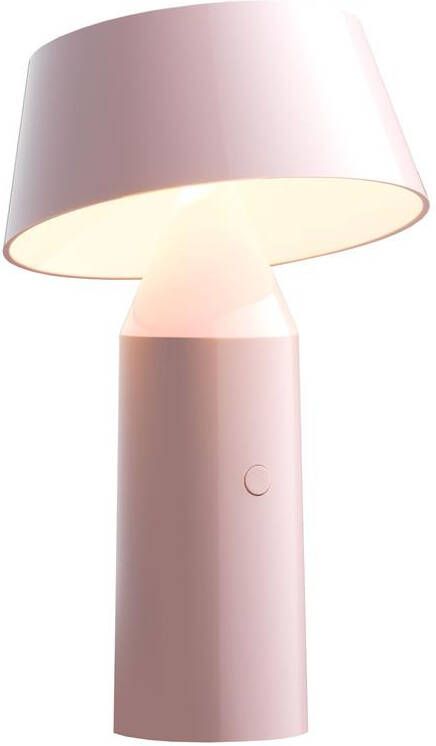 Marset Bicoca tafellamp LED oplaadbaar pale pink