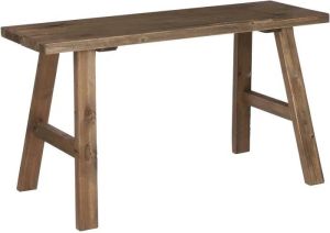 Mica Decorations Bold Houten Bankje L80 x B36 5 x H44 cm Gerecycled Hout Bruin