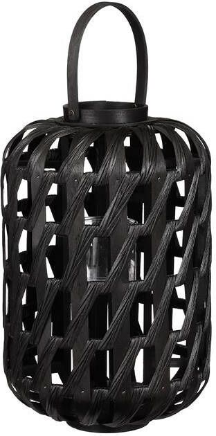 Mica Decorations Helios Windlicht H49 x Ø31 cm Zwart