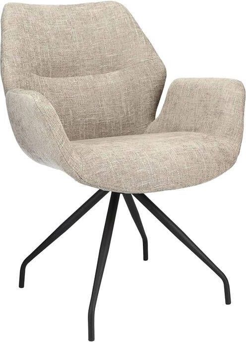 MOOS Cas Eetkamerstoel Polyester Taupe