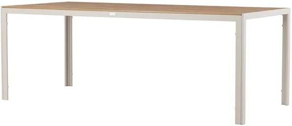 Nest Outdoor Aaron tuintafel polywood beige 205 x 90 cm