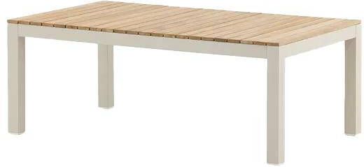 Nest Outdoor Milena aluminium tuin salontafel beige 120 x 70 cm