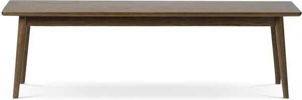 Gewoonstijl Olivine Boas houten eetkamerbank gerookt eiken 150 cm